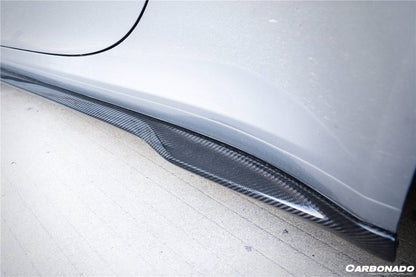 Carbonado 2019-2023 Porsche 911 992 Carrera  S  4  4S  Targa  Cabriolet WP Style Dry Carbon Fiber Side Skirts