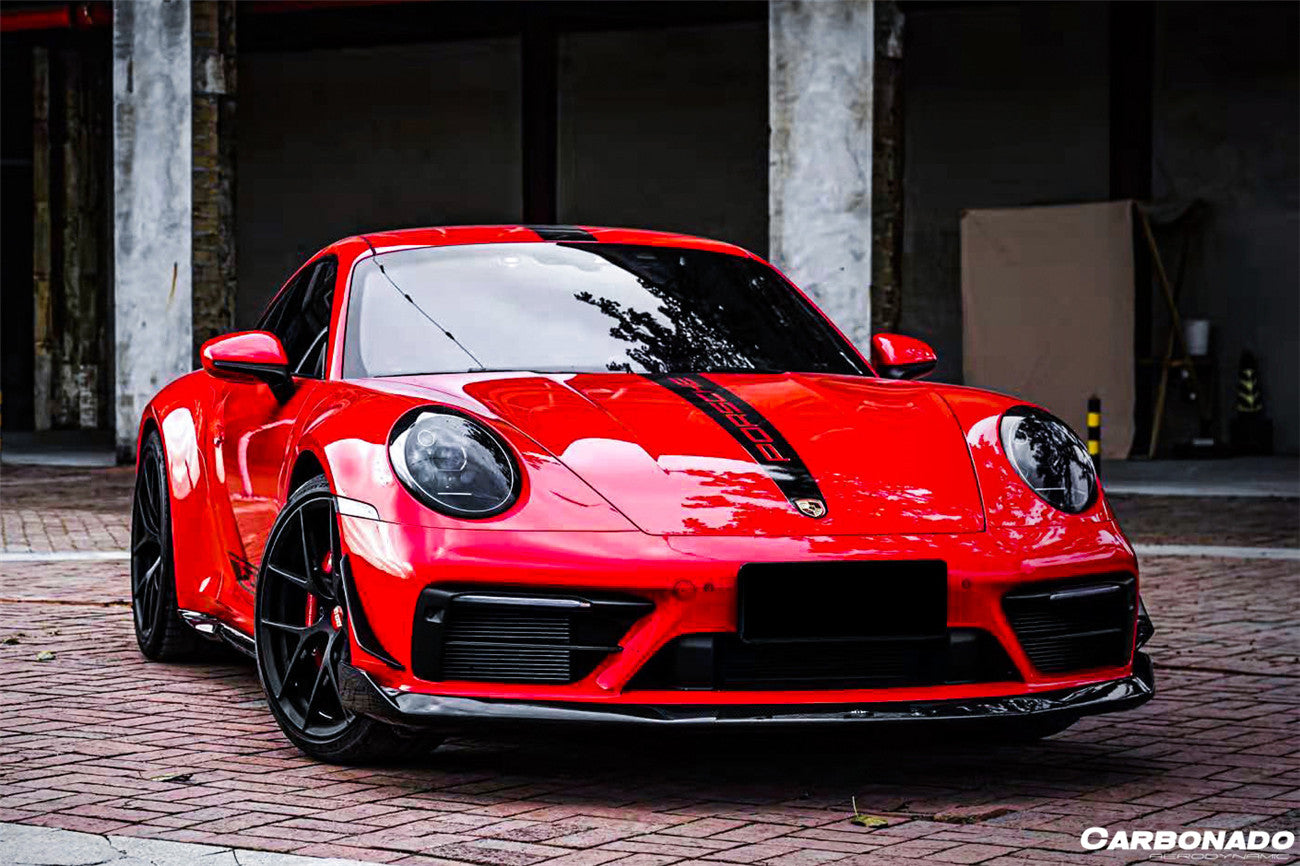 Carbonado 2019-2023 Porsche 911 992 Carrera  S  4  4S  Targa  Cabriolet WP Style Dry Carbon Fiber Side Skirts