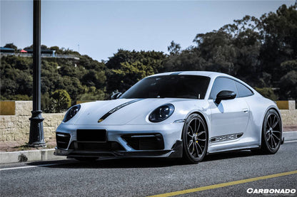 Carbonado 2019-2023 Porsche 911 992 Carrera  S  4  4S  Targa  Cabriolet WP Style Dry Carbon Fiber Side Skirts