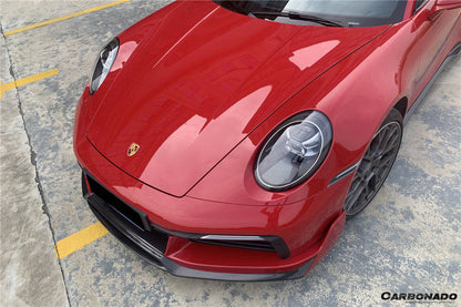 Carbonado 2019-2023 Porsche 911 992 Carrera  Targa  S  4  4S WP Style Dry Carbon Front Lip