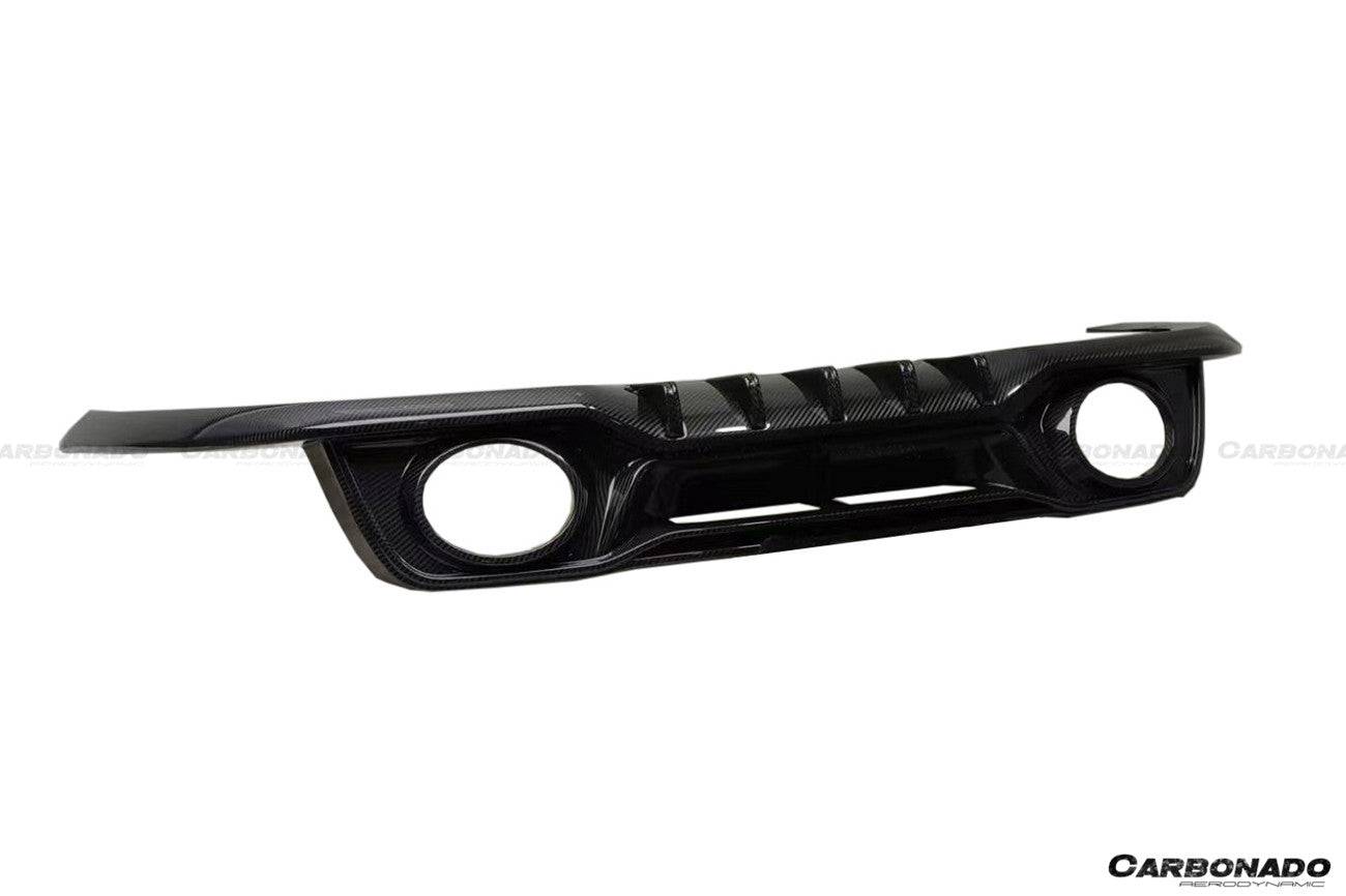 Carbonado 2020-2023 Porsche 911 992 Turbo S TA Style DRY Carbon Fiber Rear Lip With Winglets