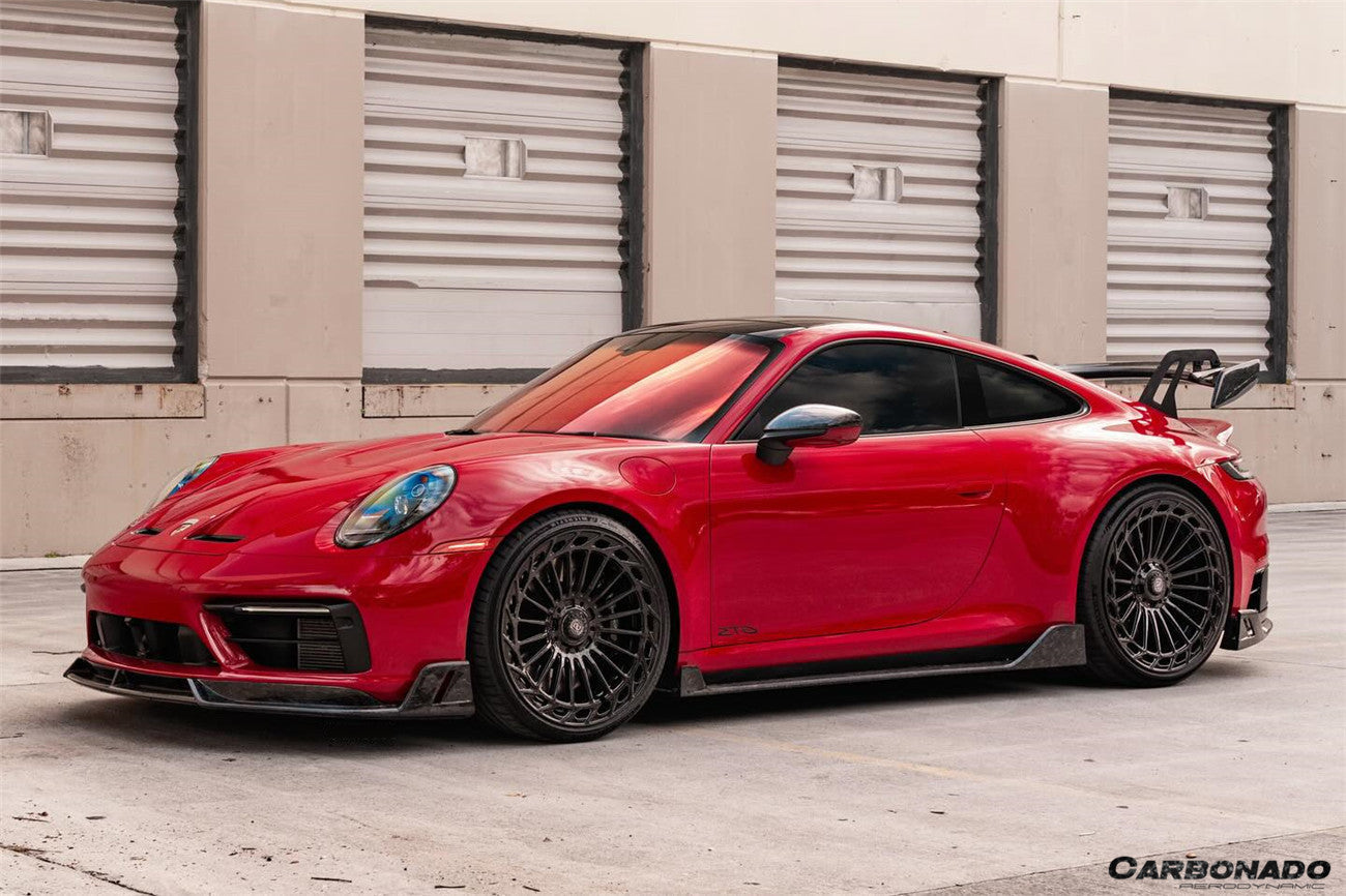 Carbonado 2019-2024 Porsche 911 992 Carrera & S & 4 & 4S & Targa & Turbo S GT3 Style Hood