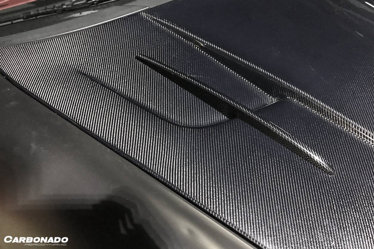 Porsche 987 Cayman Boxster y 997 Carrera MG Style Hood Carbonado 2005-2012