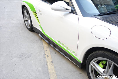 Carbonado 2005-2012 Porsche Cayman Boxster 987 TA Style Side Skirts
