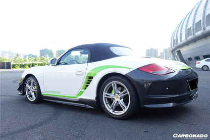 Carbonado 2005-2012 Porsche Cayman Boxster 987 TA Style Side Skirts