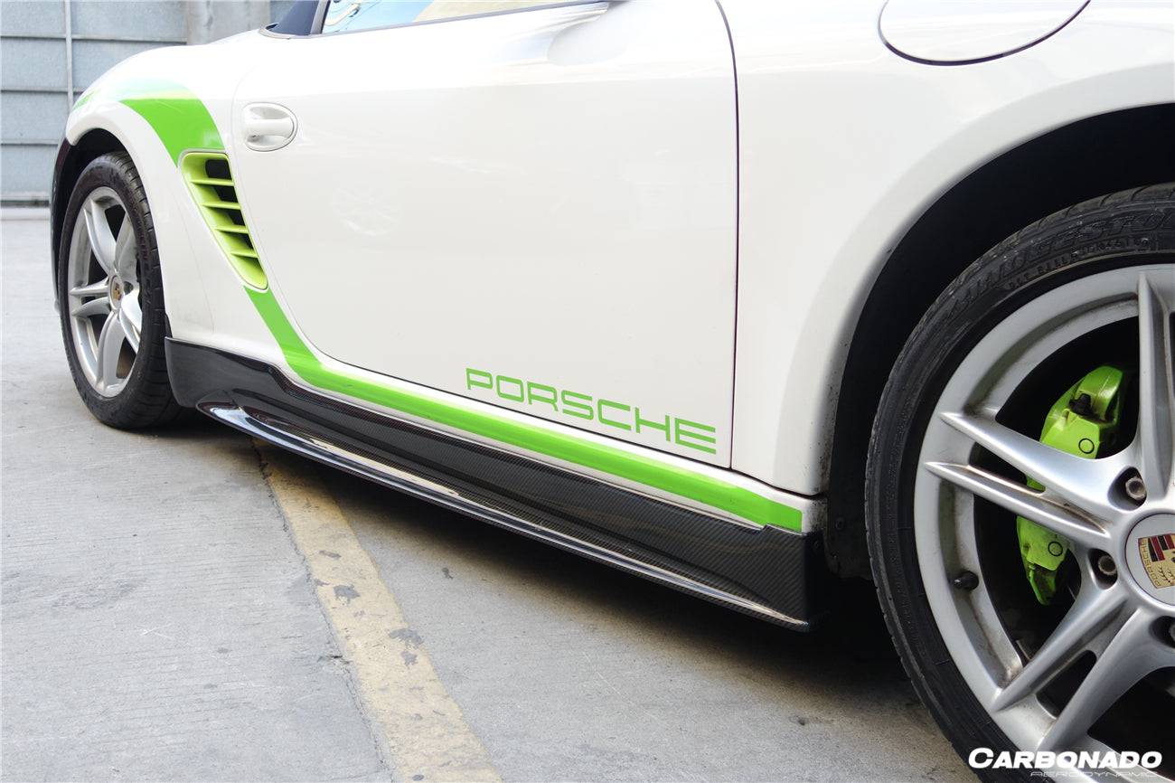 Carbonado 2005-2012 Porsche Cayman Boxster 987 TA Style Side Skirts