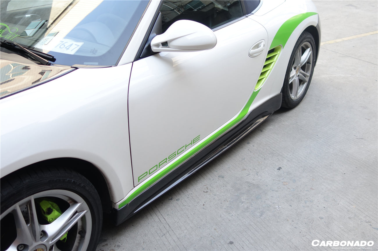 Carbonado 2005-2012 Porsche Cayman Boxster 987 TA Style Side Skirts