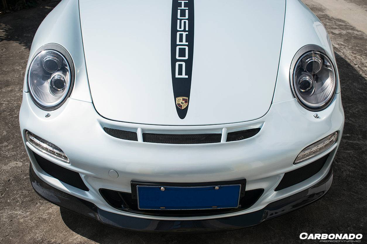 Parachoques delantero estilo Porsche 911 997.2 Carrera S 4S GT3 Carbonado 2009-2012