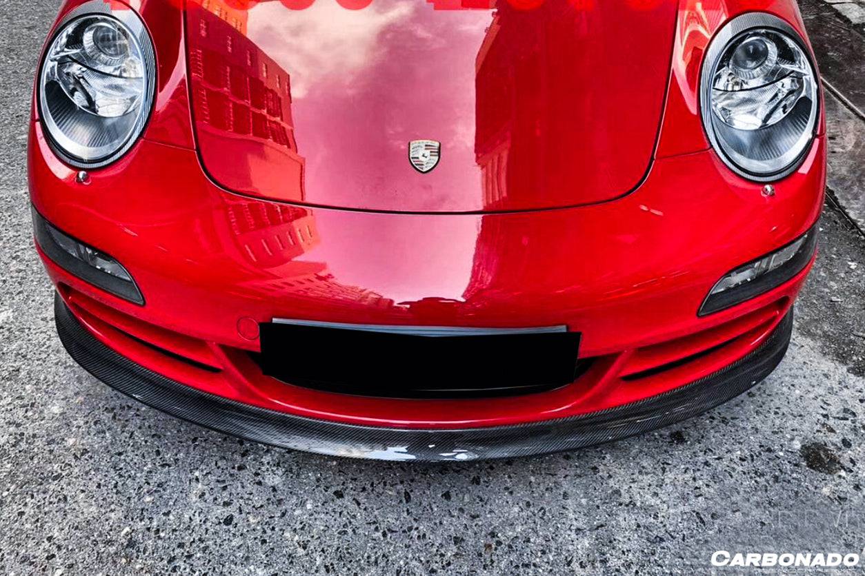 Carbonado TA Style Front Lip | 2005-2008 Porsche 911 997.1 Carrera S