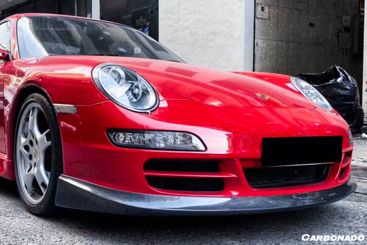 Carbonado TA Style Front Lip | 2005-2008 Porsche 911 997.1 Carrera S