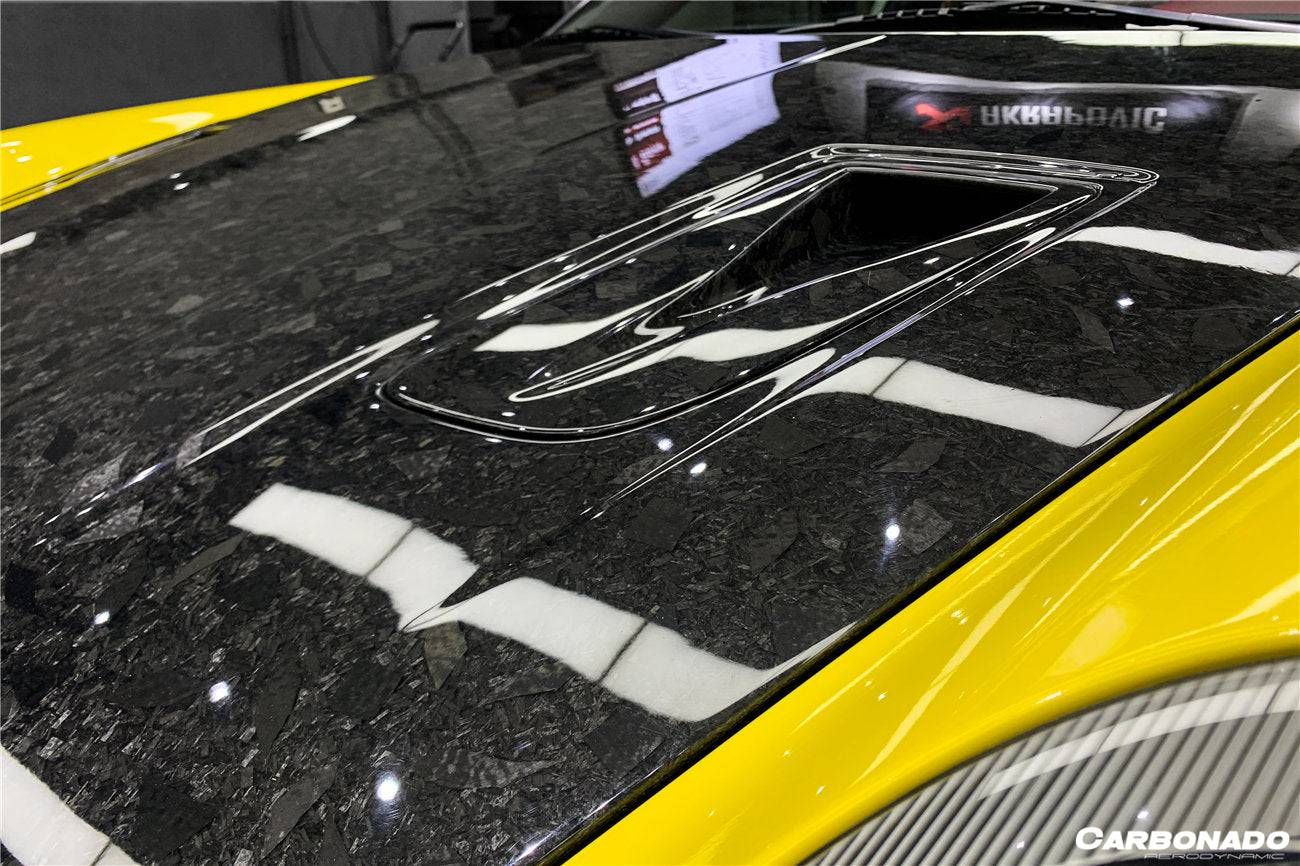 Capó de fibra de carbono estilo Porsche Carrera 911 997 Turbo Cayman Boxster 987 GT2RS (2005-2012)