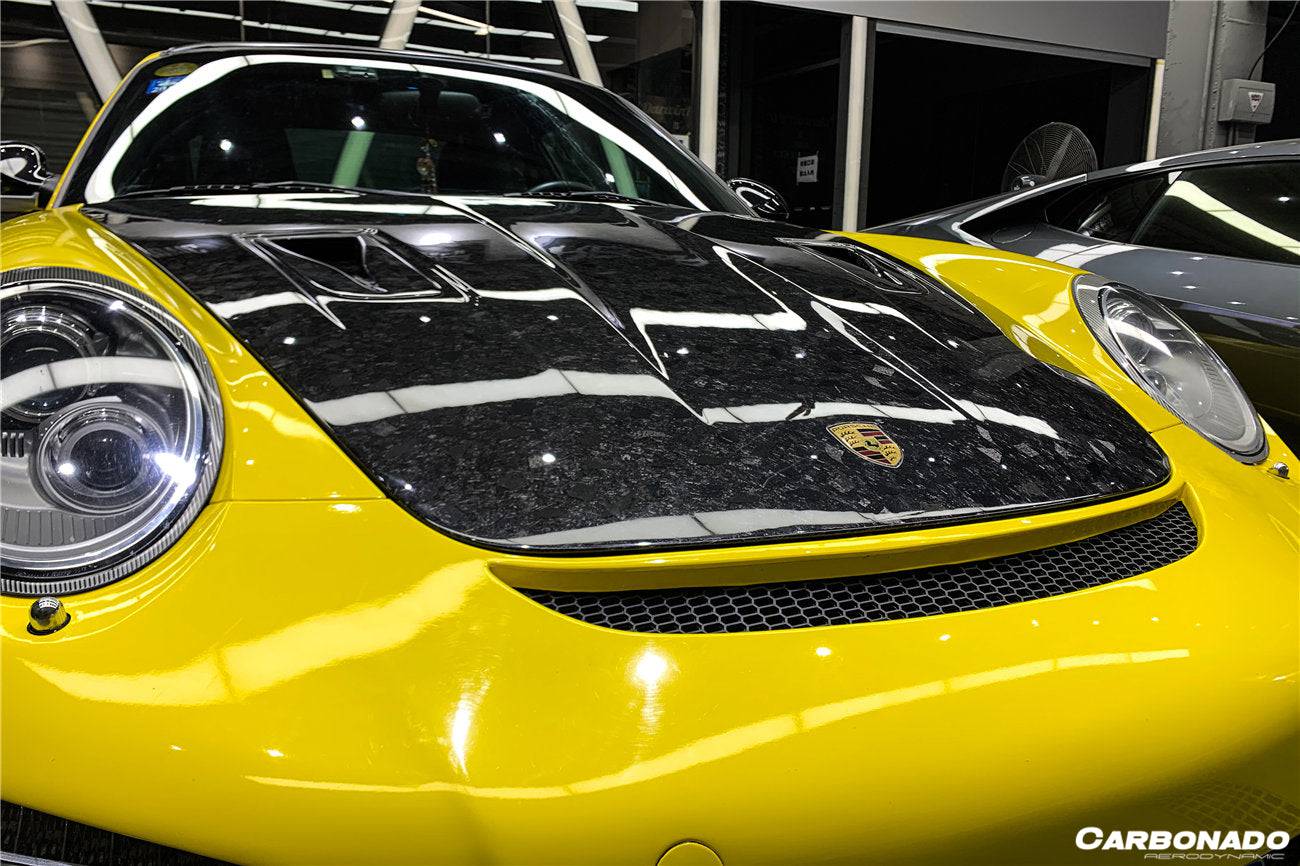 Capó de fibra de carbono estilo Porsche Carrera 911 997 Turbo Cayman Boxster 987 GT2RS (2005-2012)