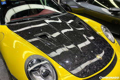 Capó de fibra de carbono estilo Porsche Carrera 911 997 Turbo Cayman Boxster 987 GT2RS (2005-2012)