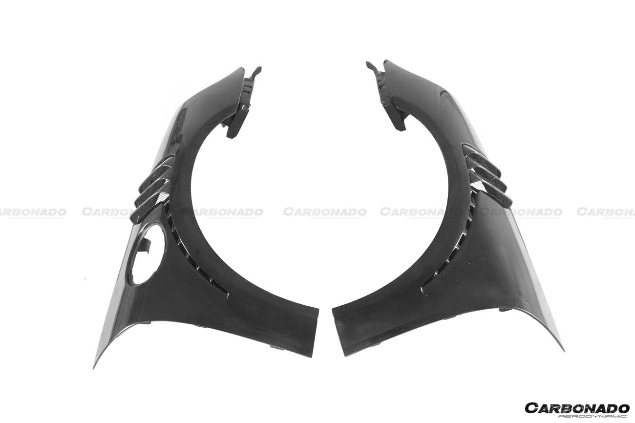 Carbonado 2013-2019 Porsche 991 Turbo    S GT2RS Style Front Bumper and Fender