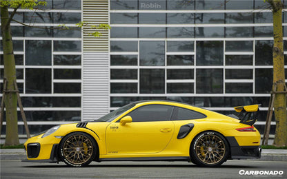 Carbonado 2012-2019 Porsche 911 991.1  991.2 Carrera  S GT2RS Style Carbon Fiber Quarter Panel Side Scoops