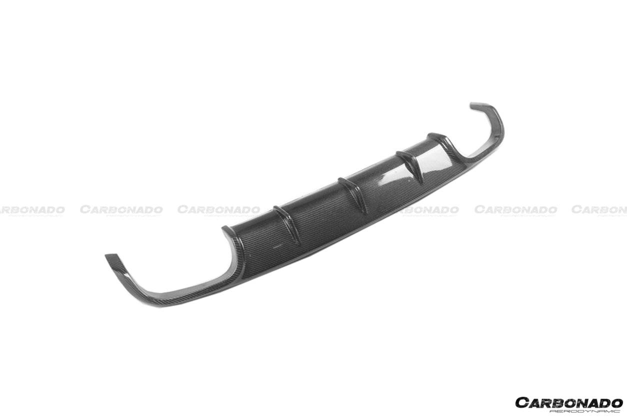 Carbonado 2016-2019 Porsche 911 991.2 Carrera   S    4S    GTS OD Style Quad Rear Lip