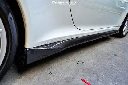 Carbonado 2016-2019 Porsche 911 991.2 Carrera    S   4S    GTS OD Style Side Skirts