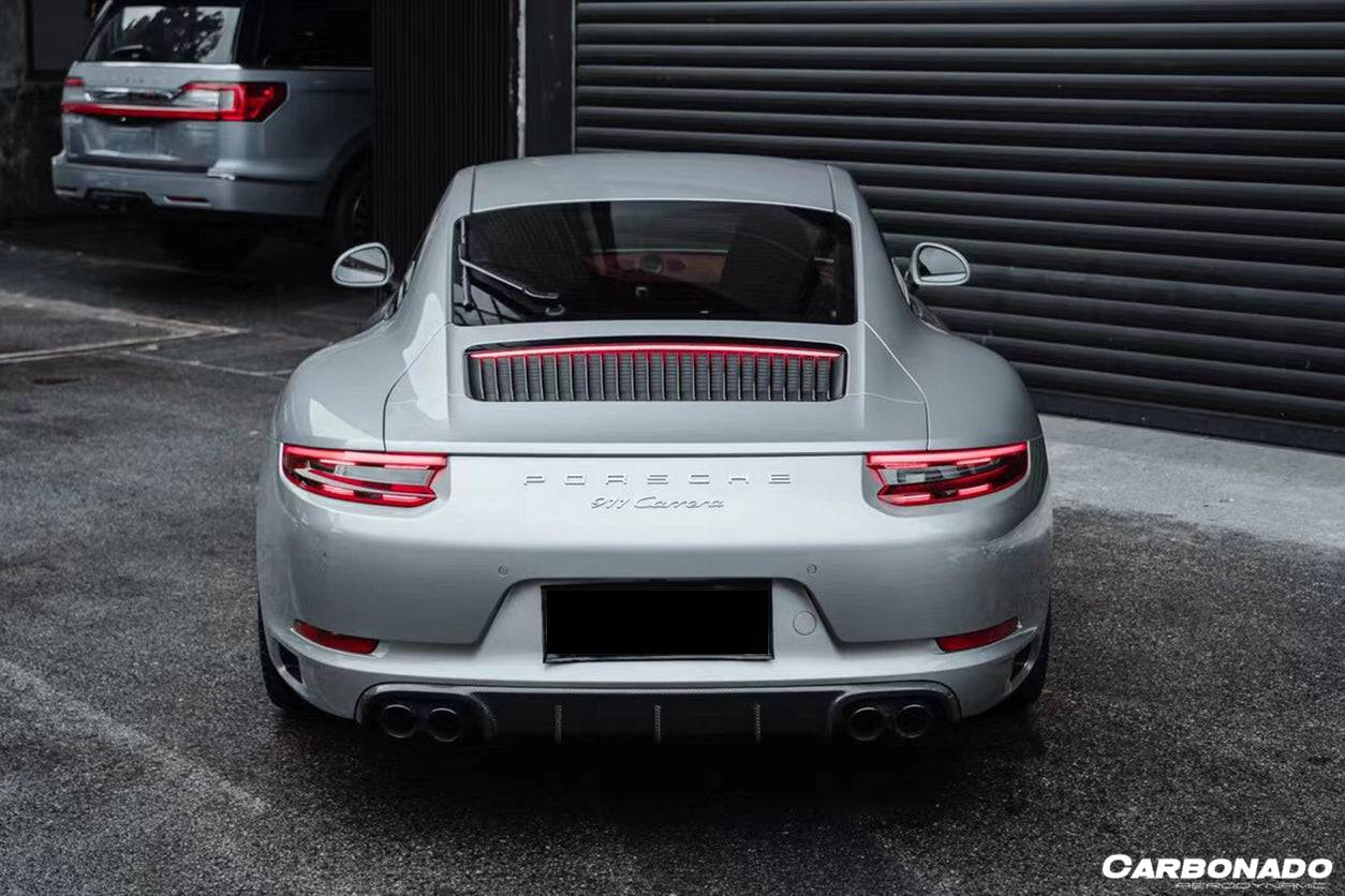 Carbonado 2016-2019 Porsche 911 991.2 Carrera   S    4S    GTS OD Style Quad Rear Lip