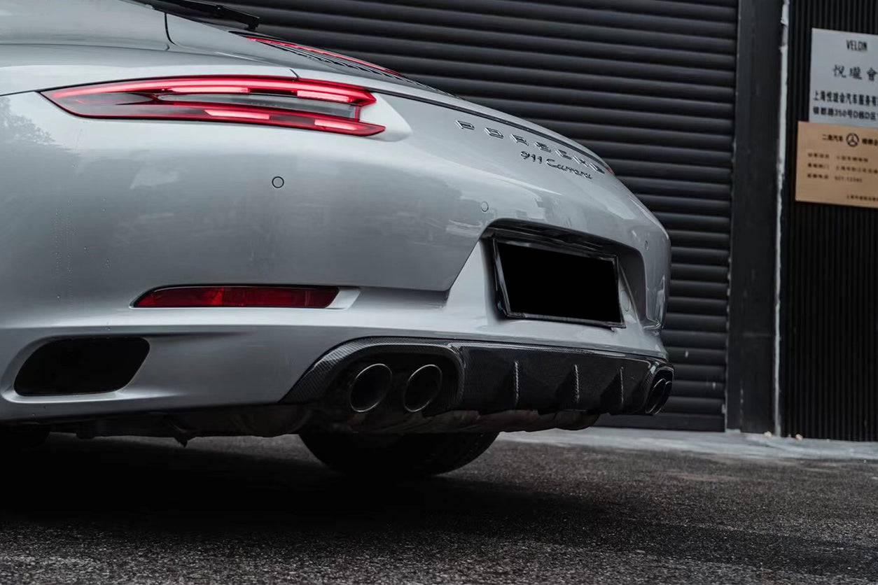 Carbonado 2016-2019 Porsche 911 991.2 Carrera   S    4S    GTS OD Style Quad Rear Lip