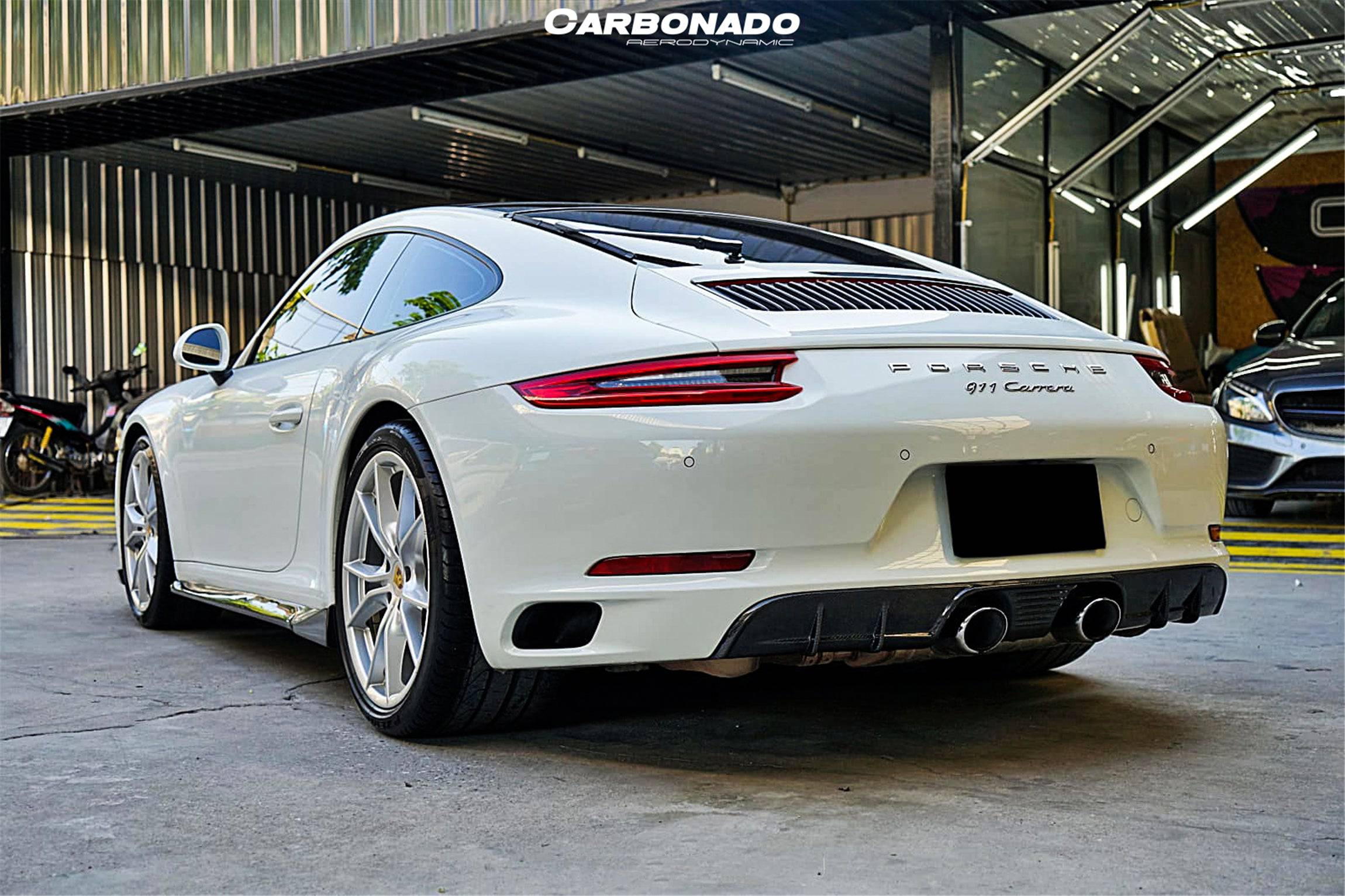 Carbonado 2016-2019 Porsche 911 991.2 Carrera   S   4S    GTS OD Style Mid Rear Lip