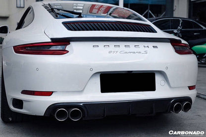 Carbonado 2016-2019 Porsche 911 991.2 Carrera   S    4S    GTS OD Style Quad Rear Lip