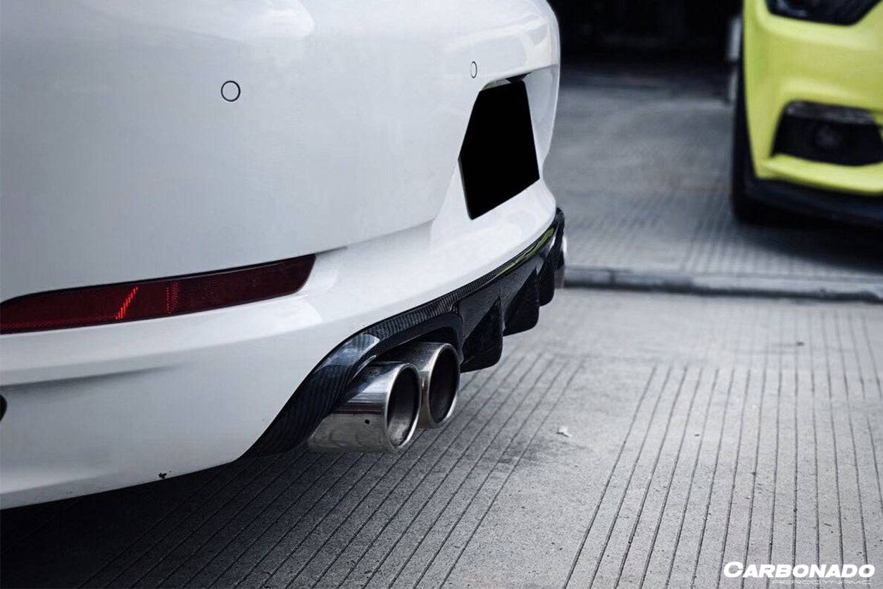 Carbonado 2016-2019 Porsche 911 991.2 Carrera   S    4S    GTS OD Style Quad Rear Lip
