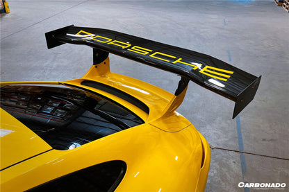 Carbonado 2012-2015 Porsche 911 991.1 GT3 ONLY AR Style Carbon Fiber Trunk Spoiler