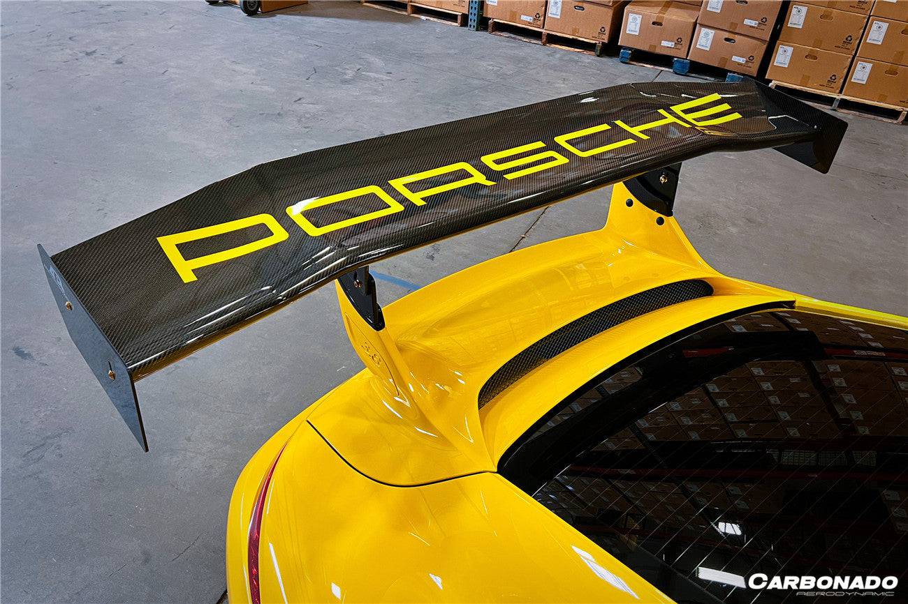 Carbonado 2012-2015 Porsche 911 991.1 GT3 ONLY AR Style Carbon Fiber Trunk Spoiler