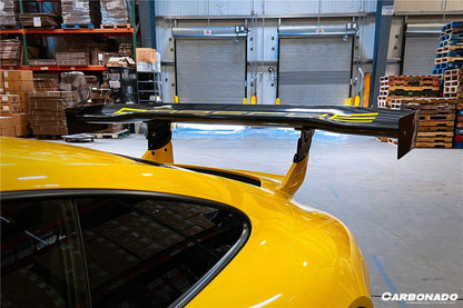 Carbonado 2012-2015 Porsche 911 991.1 GT3 ONLY AR Style Carbon Fiber Trunk Spoiler