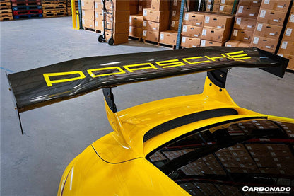 Carbonado 2012-2015 Porsche 911 991.1 GT3 ONLY AR Style Carbon Fiber Trunk Spoiler