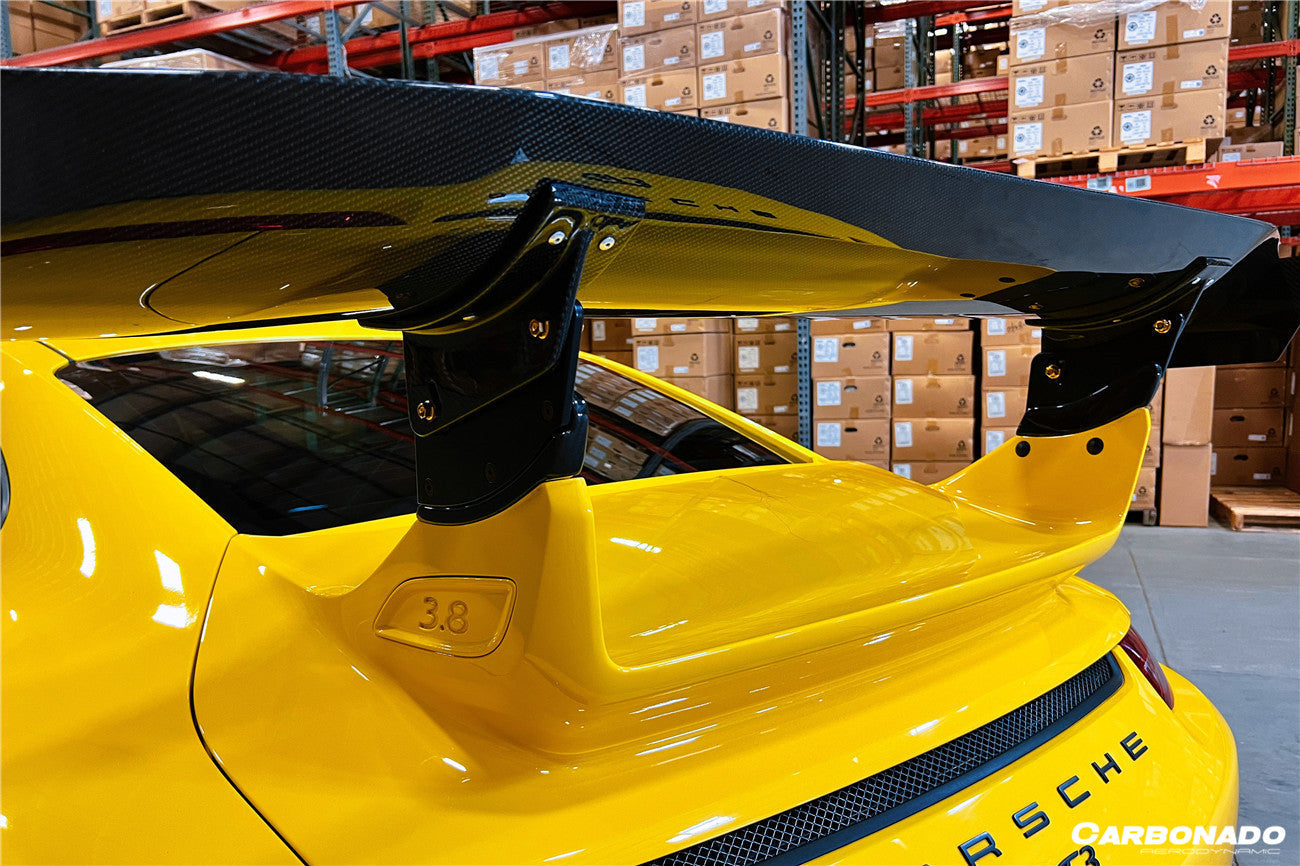 Carbonado 2012-2015 Porsche 911 991.1 GT3 ONLY AR Style Carbon Fiber Trunk Spoiler