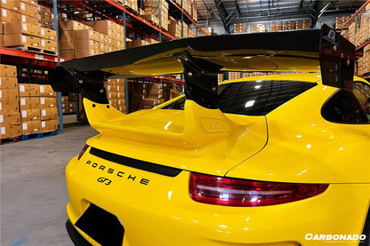 Carbonado 2012-2015 Porsche 911 991.1 GT3 ONLY AR Style Carbon Fiber Trunk Spoiler
