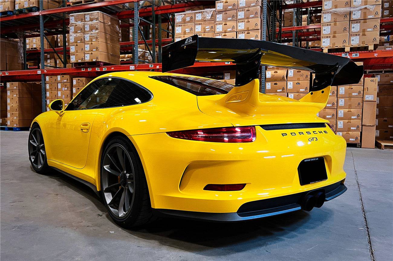 Carbonado 2012-2015 Porsche 911 991.1 GT3 ONLY AR Style Carbon Fiber Trunk Spoiler
