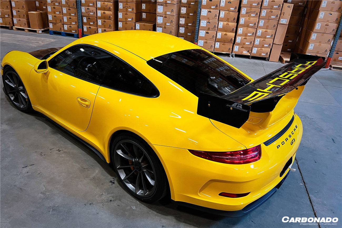 Carbonado 2012-2015 Porsche 911 991.1 GT3 ONLY AR Style Carbon Fiber Trunk Spoiler