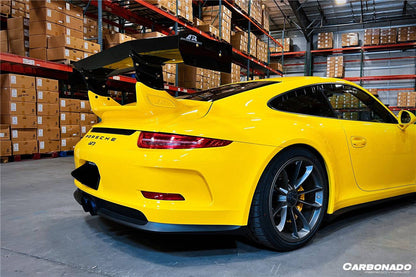 Carbonado 2012-2015 Porsche 911 991.1 GT3 ONLY AR Style Carbon Fiber Trunk Spoiler