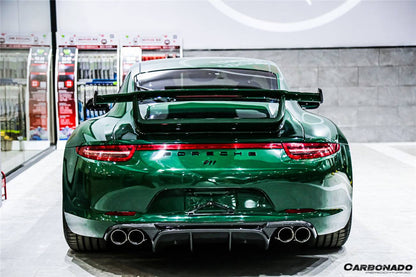 Alerón de maletero estilo Porsche 911 991.1 Carrera S 4S GT3 Carbonado 2012-2015