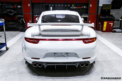 Alerón de maletero estilo Porsche 911 991.1 Carrera S 4S GT3 Carbonado 2012-2015