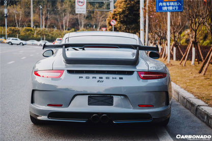 Alerón de maletero estilo Porsche 911 991.1 Carrera S 4S GT3 Carbonado 2012-2015