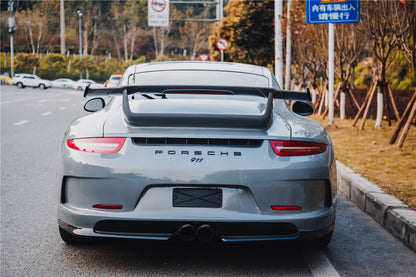 Parachoques trasero DarwinPRO 2012-2015 Porsche 911 991.1 2C estilo GT3 (para escape intermedio) | Compatible con Carrera y Carrera S