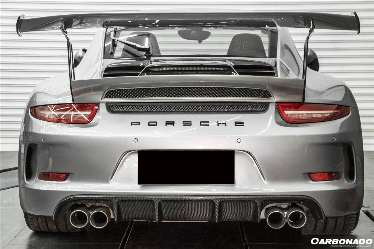 Alerón de maletero estilo Porsche 911 991.1 Carrera S 4S GT3RS Carbonado 2012-2015