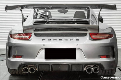 Alerón de maletero estilo Porsche 911 991.1 Carrera S 4S GT3RS Carbonado 2012-2015