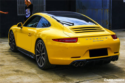 Difusor trasero de fibra de carbono estilo Porsche 911 991.1 Carrera S 4S VRS Carbonado 2012-2015