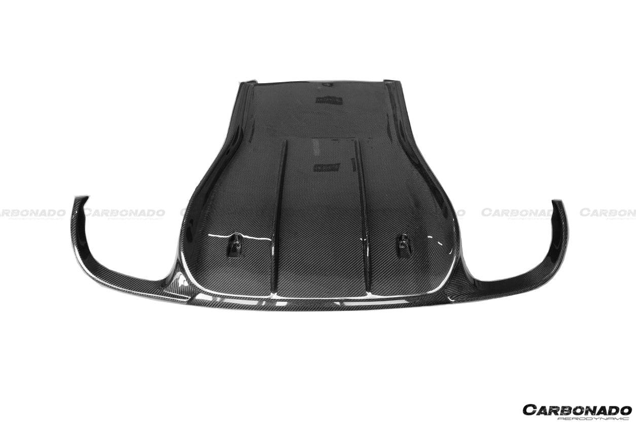 Difusor trasero de fibra de carbono estilo Porsche 911 991.1 Carrera S 4S VRS Carbonado 2012-2015