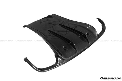 Difusor trasero de fibra de carbono estilo Porsche 911 991.1 Carrera S 4S VRS Carbonado 2012-2015