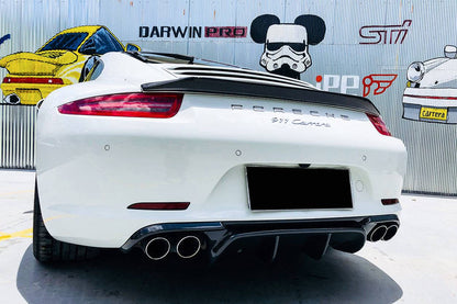 Carbonado 2012-2015 Porsche 911 991.1 Carrera  S  4S VRS-2 Style Carbon Fiber Rear Diffuser