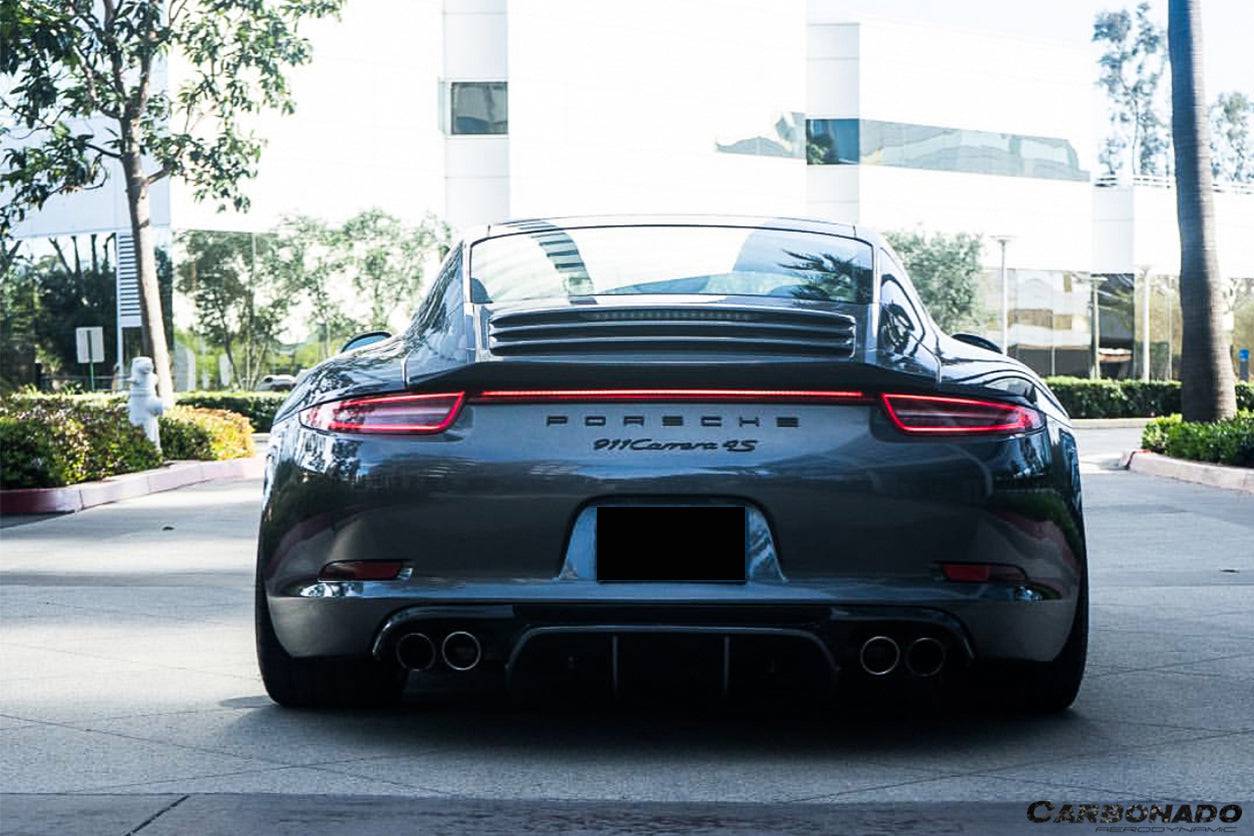 Carbonado 2012-2015 Porsche 911 991.1 Carrera  S  4S VRS-2 Style Carbon Fiber Rear Diffuser