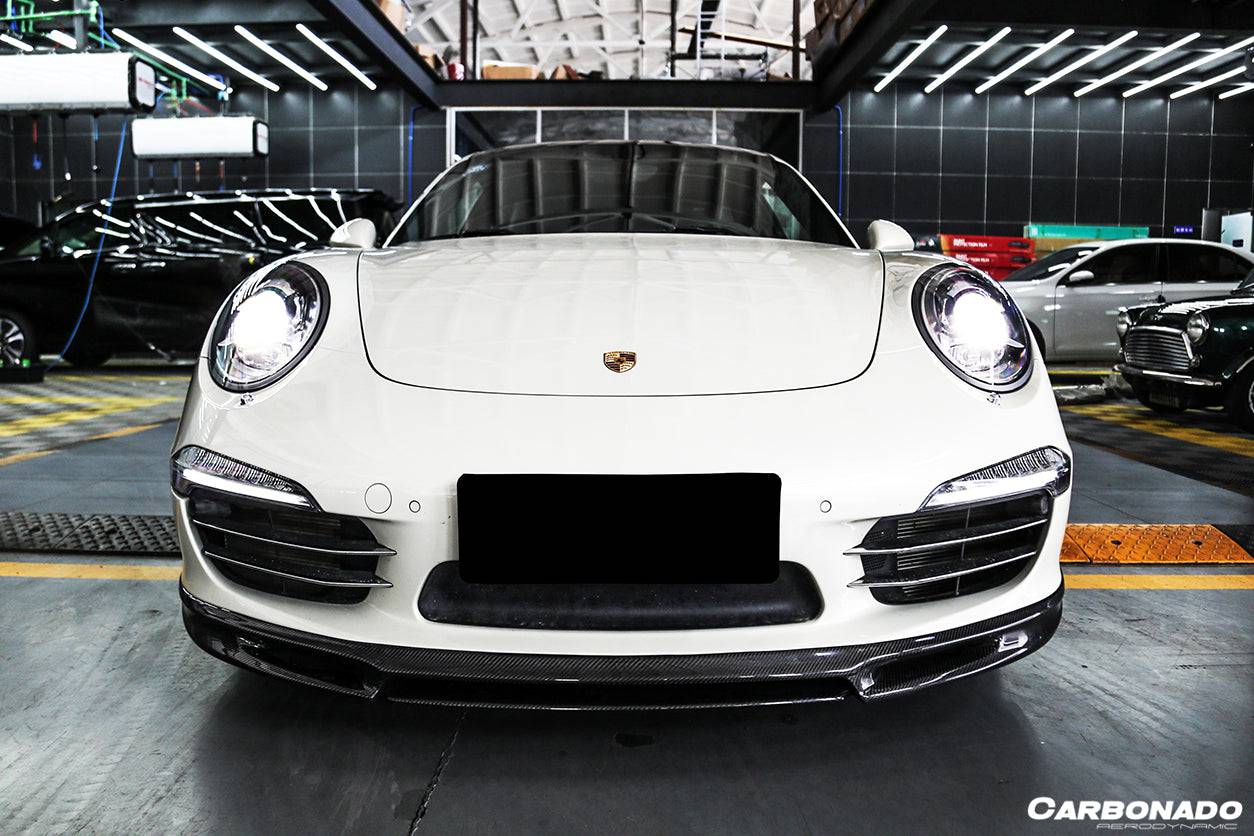 Carbonado 2012-2015 Porsche 911 991.1 Carrera  S  4S VRS Style Carbon Fiber Front Lip