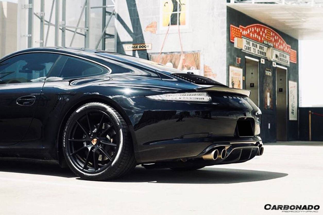 Alerón de maletero de fibra de carbono estilo Porsche 911 991.1 991.2 Carrera S 4S GTS VRS (2012-2019)
