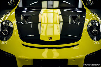 Carbonado 2016-2019 Porsche 911 991.2 Carrera Targa 4 4S GT2RS estilo parachoques delantero