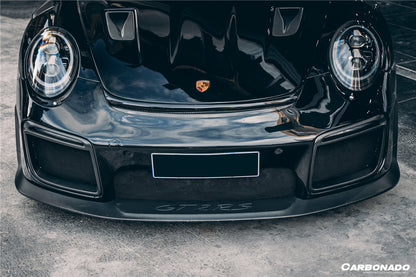 Carbonado 2016-2019 Porsche 911 991.2 Carrera Targa 4 4S GT2RS estilo parachoques delantero